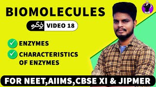 Enzymes amp their characteristics  Biomolecules in Tamil 18 [upl. by Donaldson531]