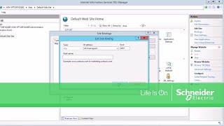 Configuring Custom Web Application Port for Power Monitoring Expert  Schneider Electric Support [upl. by Evvie]