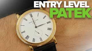 The EntryLevel Patek Review of the Patek Philippe Calatrava 5119J [upl. by Hael746]