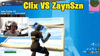 Clix VS ZaynSzn 1v1 TOXIC Fights [upl. by Keily]