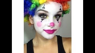 Clown Makeup Tutorial Halloween [upl. by Okomom]