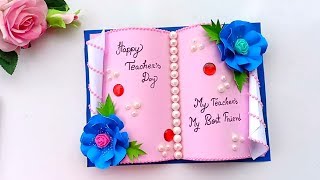 DIY Teachers Day card Handmade Teachers day card making idea [upl. by Cornia85]