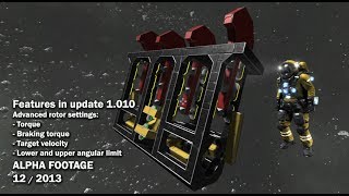 Space Engineers  Advanced Rotor Settings [upl. by Desiri810]