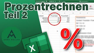 Prozentsatz mit Excel ermitteln [upl. by Richela]