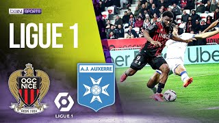 Nice vs Auxerre  LIGUE 1 HIGHLIGHTS  03032023  beIN SPORTS USA [upl. by Sairtemed]