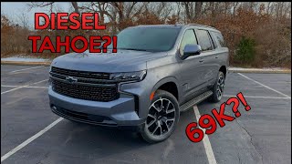 2022 Tahoe RST DIESEL OVERVIEW [upl. by Lorelie]