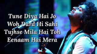 Ae Dil Hai Mushkil Title Song Lyrics  Arijit Singh  Amitabh Bhattacharya  Pritam [upl. by Kimble]