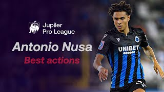 Antonio Nusa  Club Brugge  Jupiler Pro League [upl. by Naes]