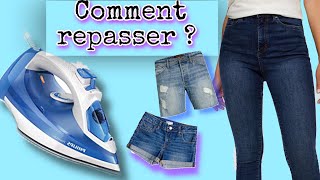 COMMENT REPASSER UN PANTALON  JEANS 👖COMME UN PRO [upl. by Atniuq743]