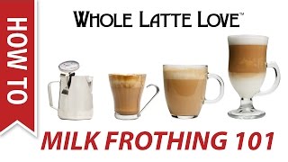 Milk Frothing for Beginners [upl. by Earahs]