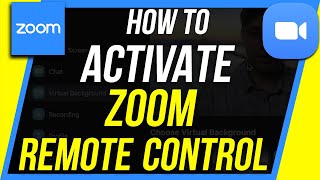 How to Remotely Control Someones Screen on Zoom [upl. by Debbi]