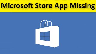 How To Fix Microsoft Store App Not Showing Problem Windows 1087  Microsoft Store Option Missing [upl. by Yaker251]