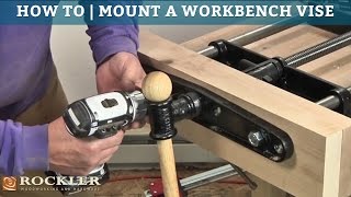 How to Mount a Workbench Vise [upl. by Burdelle356]