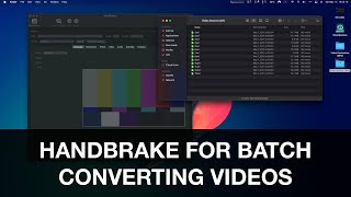 HandBrake For Video Batch Conversion [upl. by Noman]