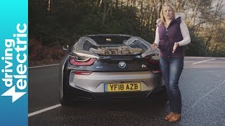 BMW i8 Roadster review  DrivingElectric [upl. by Myrtia]