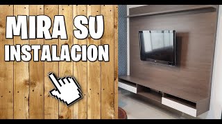 ➡ Mira como instalamos PANEL PARA TELEVISIÓN  oculta tus cables ahora [upl. by Elfstan]