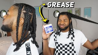 I USED HAIR GREASE FOR A MONTH [upl. by Nybbor]