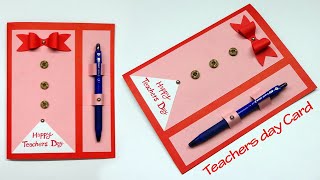 DIY Teachers Day Card  Happy Teachers Day  Handmade Teachers Day Card Making Ideas [upl. by Otreblide]