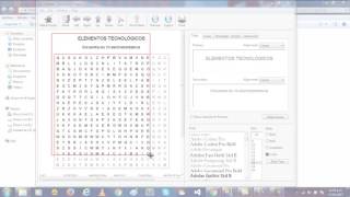 Crear sopas de letras y crucigramas [upl. by Eatnom]