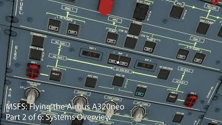 MSFS  Flying the Airbus A320neo Part 2 Aircraft System Overview [upl. by Alaet]