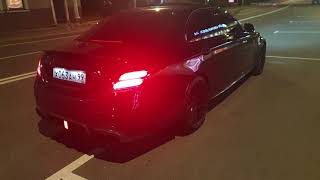 Mercedes E63S Brabus 700  Crazy Exhaust Sound [upl. by Anoyet162]