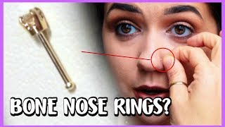 How to Put In a Bone Nose Ring [upl. by Herbst]