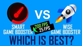 Smart Game Booster VS Wise Game Booster  Game booster for PC Windows 10 [upl. by Ahsenak]