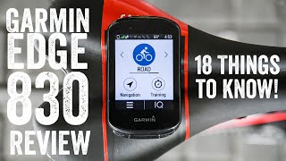 Garmin Edge 830 Review 18 New Things To Know [upl. by Hagai]