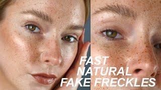 SECRET TECHNIQUE TO FAKE FRECKLES [upl. by Quarta]