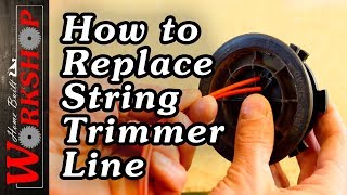 How to Replace String Trimmer Line [upl. by Nomae454]