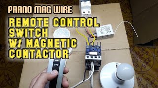 Remote Control Magnetic Contactor Switch  YAM  Local Electrician  Philippines [upl. by Ericksen802]