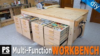 High Capacity Multi Function Workbench Build  Part 4 [upl. by Lait]