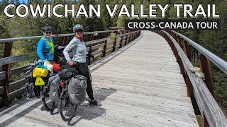 The Cowichan Valley Trail  Cycling Across Canada BC Ep2 [upl. by Vastah]