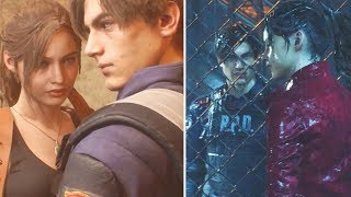 Claire Has a crush on Leon  Resident Evil 2 Remake 2019 [upl. by Nonrev]