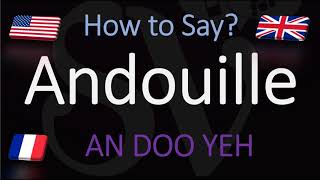 How to Pronounce Andouille CORRECTLY French Cajun Sausage [upl. by Drageruaeb482]