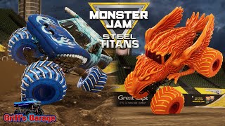 All 12 Fire and Ice Monster Truck Freestyle Tournament  Monster Jam Steel Titans [upl. by Ariew182]