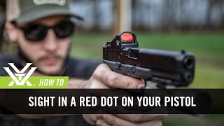 How to Sight In a Red Dot on your Pistol [upl. by Stultz]