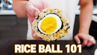 4 New Ways to Enjoy Rice Balls Rice Ball 101 [upl. by Aynosal]