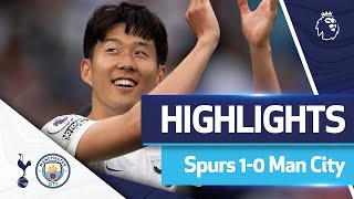 Sons stunner claims opening day DELIGHT against City  Highlights  Spurs 10 Man City [upl. by Yssirhc]