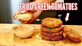 Fried Green Tomatoes  Remoulade Sauce  Quick amp Easy Recipe [upl. by Mannos]