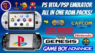 PS VitaPSP Emulator All In One Packs 2020 🎮👾 SNESSegaNESGBA  More HENkaku PSP PSVita [upl. by Dyun10]