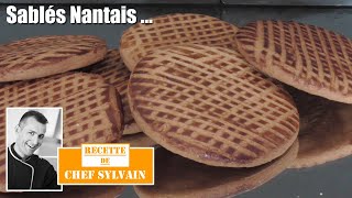 Sablés nantais  Recette par Chef Sylvain [upl. by Rella]