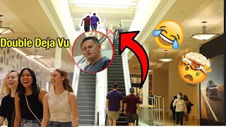 ESCALATOR DEJAVU TWINS PRANK [upl. by Schreibman]