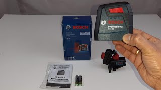 BOSCH GLL 30 SelfLeveling CrossLine Laser [upl. by Petras246]