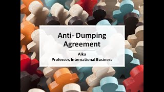 WTO Anti dumping agreement [upl. by Carder]