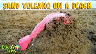 How to make a volcano eruption with vinegar and soda  easy DIY volcano science project for kids [upl. by Ardnasella783]