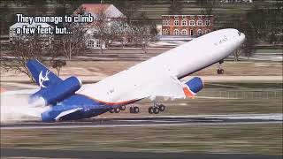 Disastrous Take Off at Shanghai Airport  Avient Aviation Flight 324 [upl. by Ydniahs]