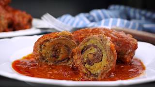 How To Make Authentic Italian Braciole In Sauce Best Braciole Recipe [upl. by Odinevneib]