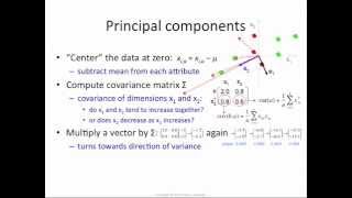 PCA 4 principal components  eigenvectors [upl. by Garaway]