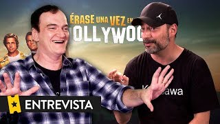 Entrevista a QUENTIN TARANTINO por ÉRASE UNA VEZ EN HOLLYWOOD  TARANTINO INTERVIEW [upl. by Alansen204]